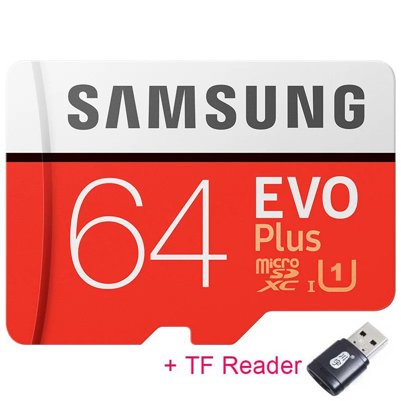 SAMSUNG Micro SD 128 Гб 64 ГБ 32 карта памяти 256 класс 10 Microsd SDHC/SDXC TF C10 с OTG кардридер заголовок