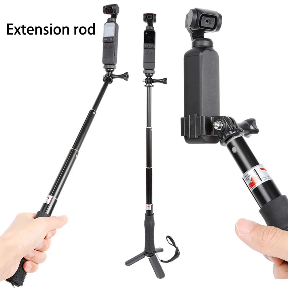 accessories kit for dji pocket 2 osmo pocket camera case selfie stick tripod phone holder chest strap mount backpack clip frame free global shipping