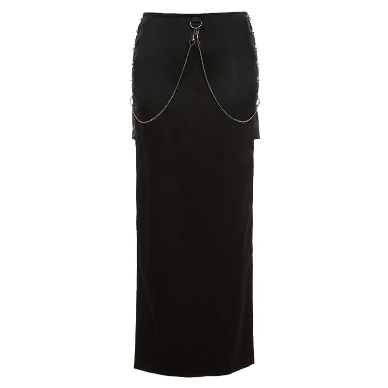 

Nightclub Female Singer Long Sexy Skirt Gogo Dancer Stage Clothes Jazz Pole Dance Clothes Street Dance Skirt Rave Outfit DQL5260