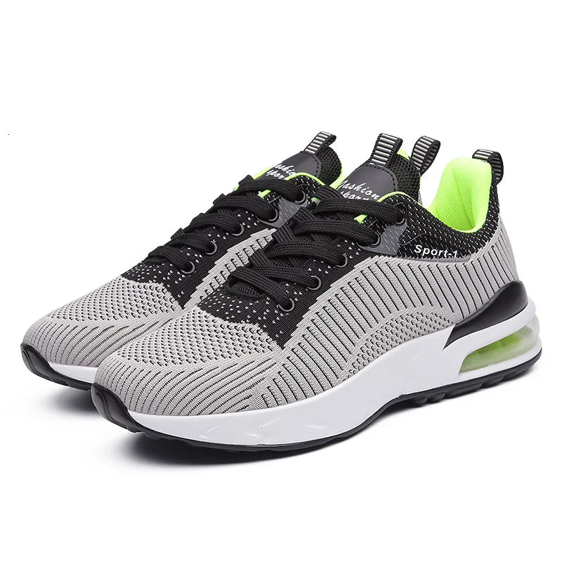 

Hot Sale Men's Casual Shoes Sports Sneakers Air Cushion Shoes Fashion Running Shoes Breathable Outdoor Tennis Non-leather Shoes