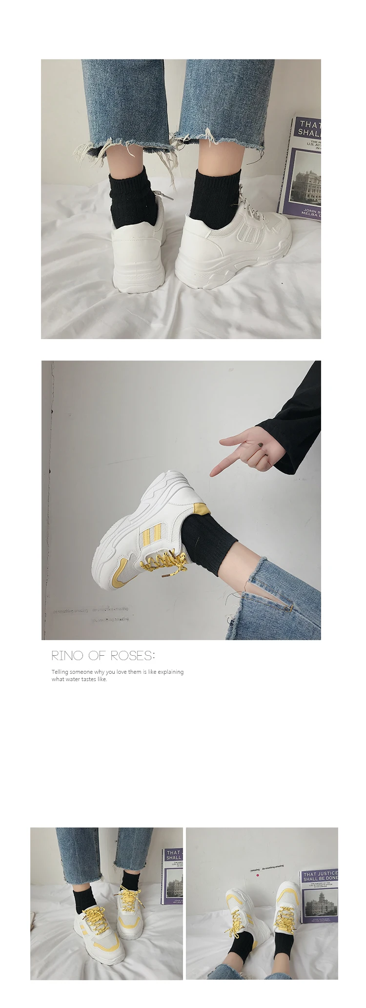 Обувь для папы; коллекция года; Модная белая женская обувь на платформе; женские кроссовки на толстой подошве со шнуровкой; Дамская обувь; femme