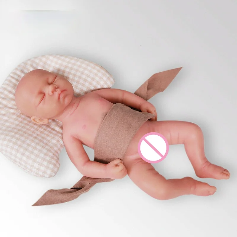 

Реалистичная силиконовая игрушка в подарок новорожденному ребенку, 18 дюймов, 3200 г, кукла-Реборн, Товары в наличии, маленькая кукла