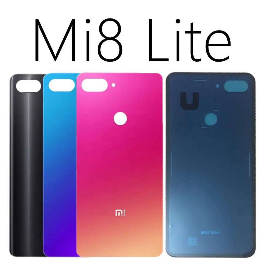 Задняя крышка для Xiaomi Mi 8/8 SE/8 Pro/8 Lite/8 Explorer стекло цвета в ассортименте|Корпусы и