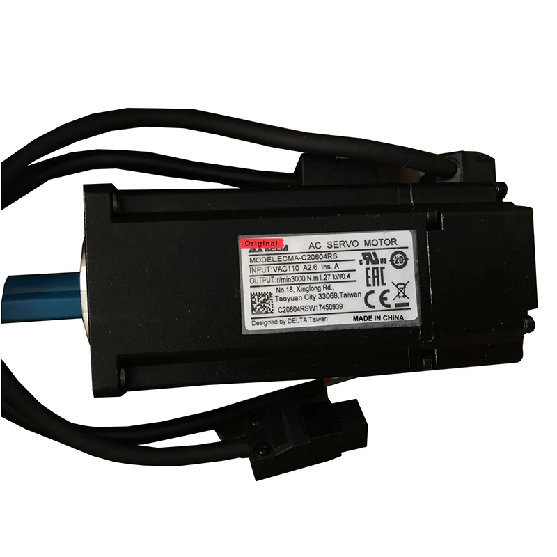 

Delta 400W 1.27NM 60mm 3000rpm ECMA-C20604RS 14mm Shaft AC Servo Motor
