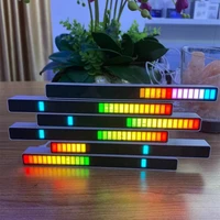 18 colors 32 led bar gaming car decoration rhythm voice activated pickup rhythm light creative rgb colorful music ambient lamp
