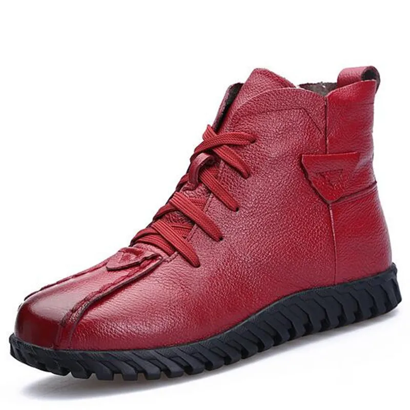 Элегантная удобная зимняя обувь Женские зимние ботинки Новинка 2020 года Теплые