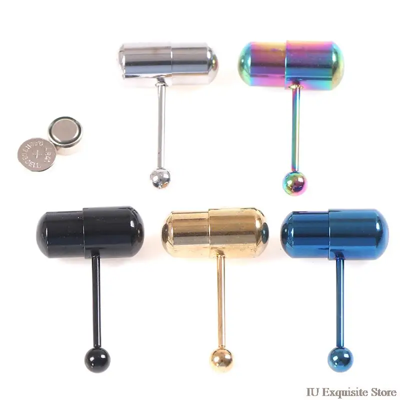 

Nightclub Fashion Steel Vibrating Tongue Bar Ring Stud Body Piercing Jewelry