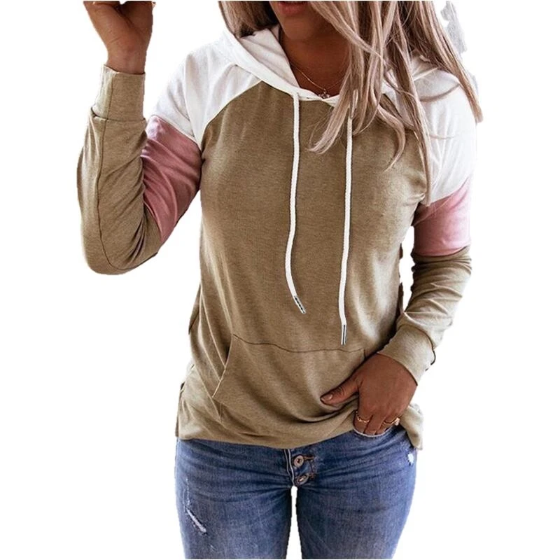 

Women's hoodies, casual long sleeved sweaters and lace UPS, retail hoodies and pockets
