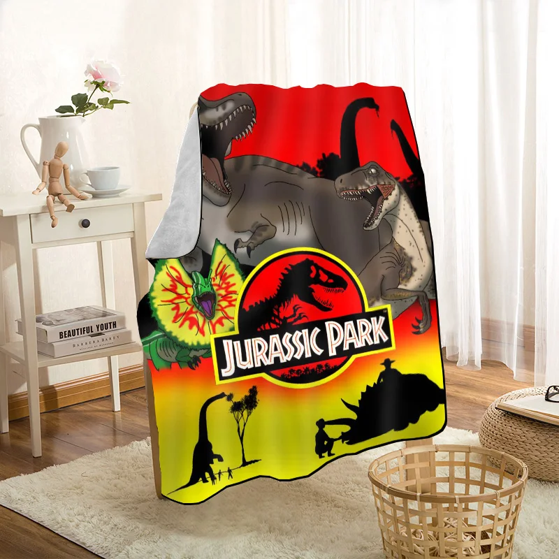 Новое поступление одеяло для парка Юрского периода с принтом мягкое покрывало