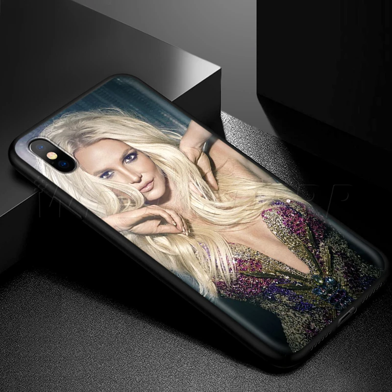 Чехол Webbedepp Бритни Спирс для Apple iPhone 12 Mini 11 Pro XS Max XR X 8 7 6 6S Plus 5 5S SE | Мобильные