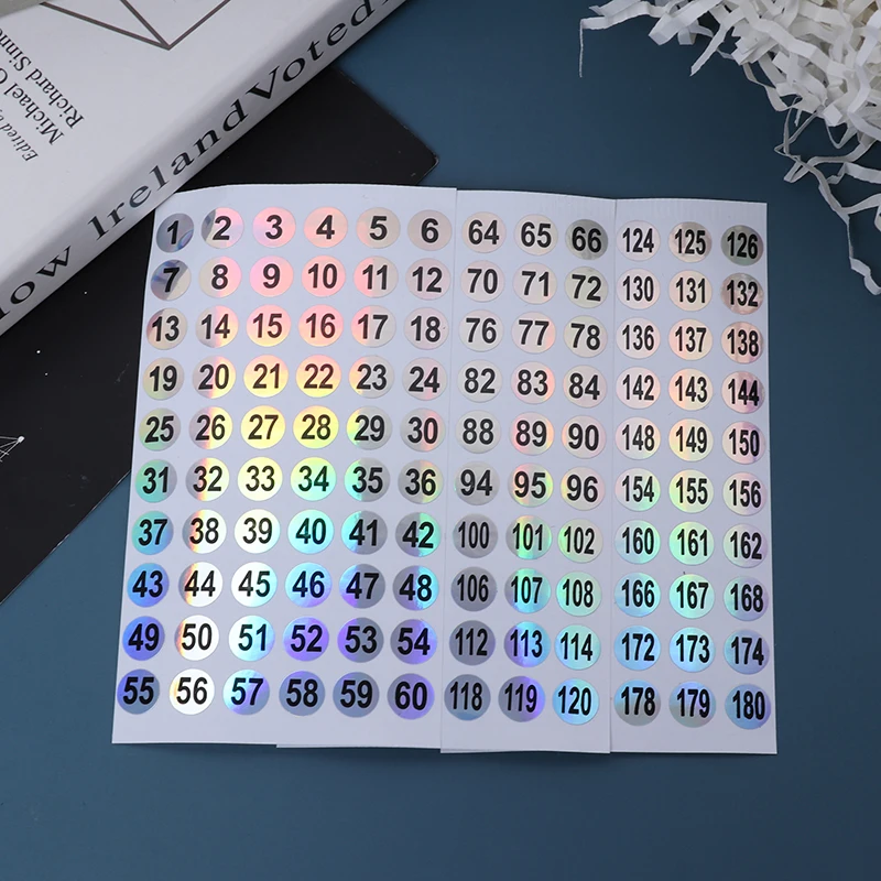 

1 Sheet Nail Art Manicure Decal Guide Alphabet Numbers Letters Style Tip Sticker