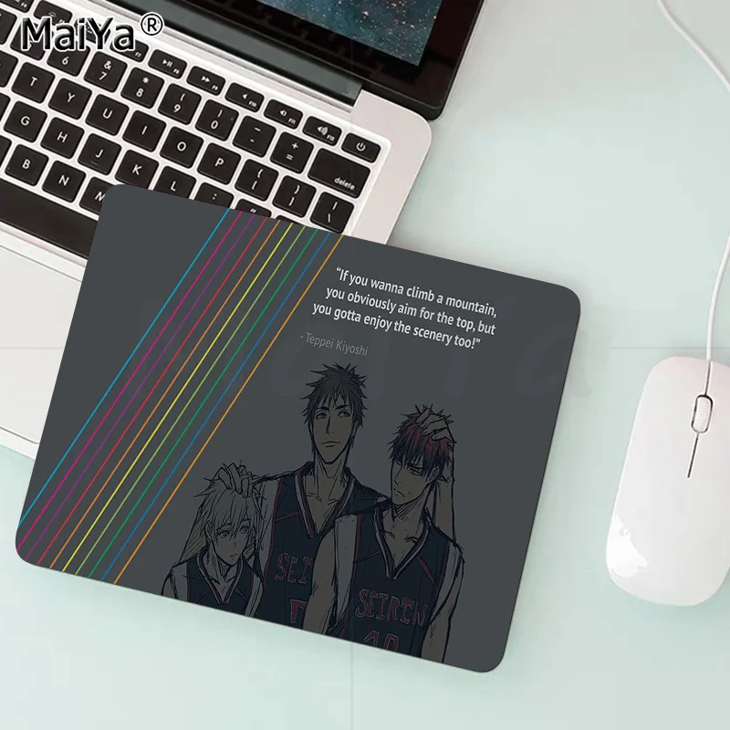 

MaiYa Simple Design Kuroko no Basket anime Beautiful Anime Mouse Mat Smooth Writing Pad Desktops Mate gaming mouse pad