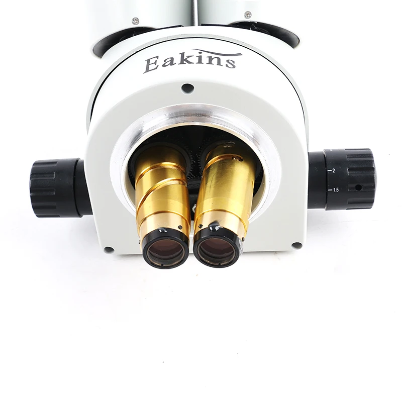 7X 45X непрерывное Масштабирование Тринокулярный стереомикроскоп регулировка