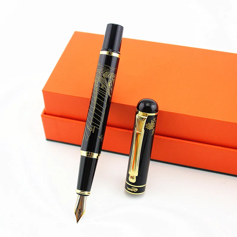 1 шт Высокое качество Классическая авторучка зерна высокого класса бизнес ручка