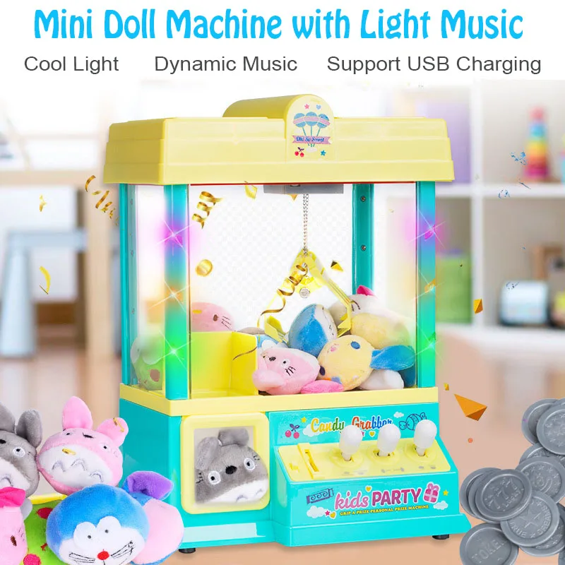 Детская игрушка домашняя клипса кукла монета мини маленький захват кукольная