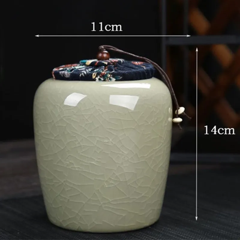 Винтаж коробка китайского чая домашний Фарфор Конфеты Jar Контейнер для офиса и