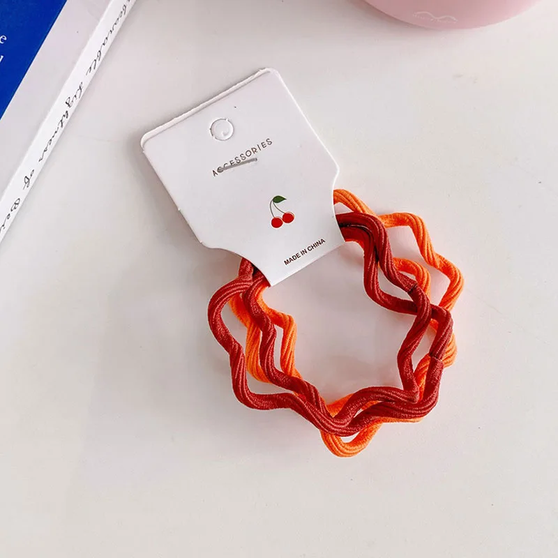 

3PCS Women Girls Simple Basic Elastic Hair Bands Scrunchie Ponytail Holder Rubber Bands Fashion Hair rope Hair Accessories