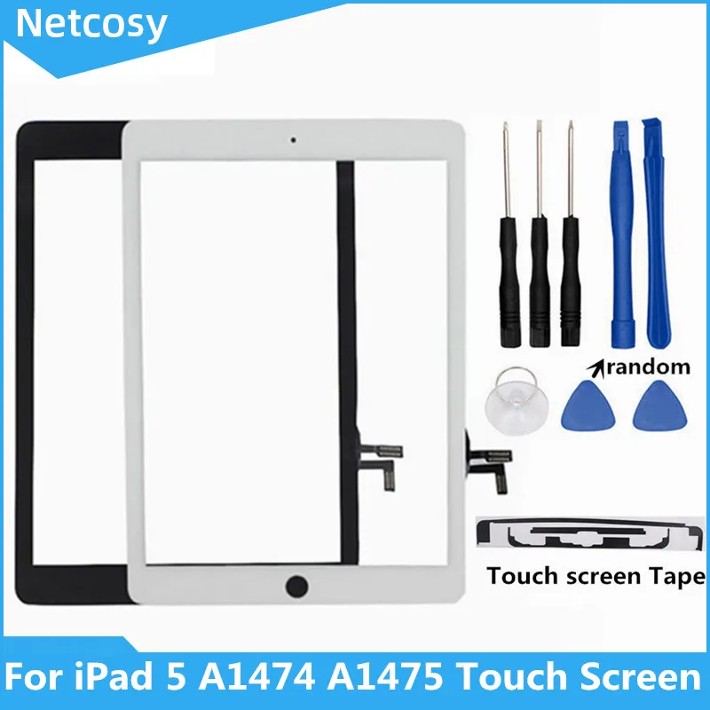 Netcosy A1474 A1475 сенсорный экран дигитайзер панель Ремонт для ipad 5 для ipad надувная фигура A1474 A1475 A1476 и клейкая лента и инструменты