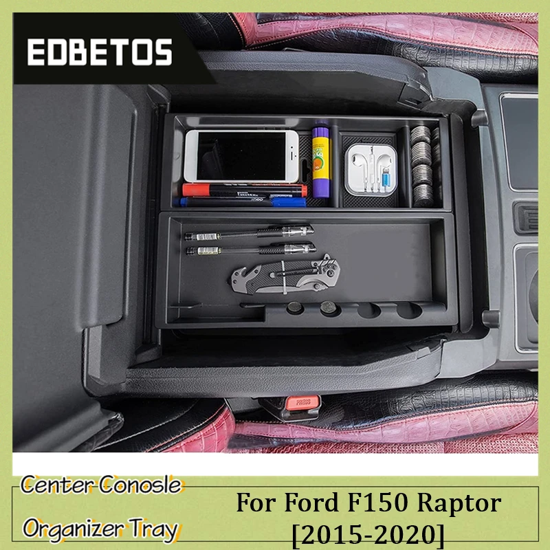 Для Ford F150 F-150 Raptor 2015 2016 2017 2018 2019 центральная консоль Органайзер подлокотник