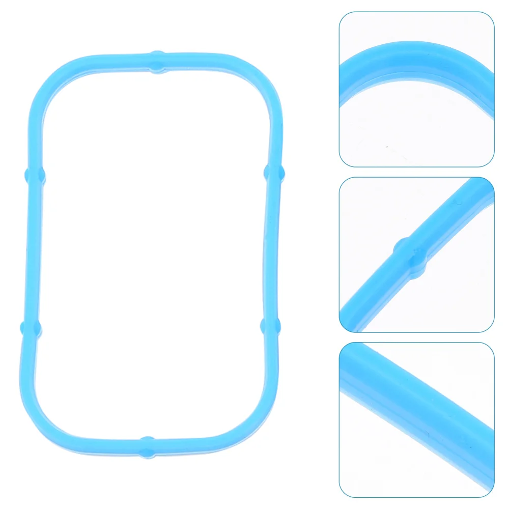 

4 Pcs Portable Intake Manifold Plenum Gaskets Car Replacement Washers (Blue)