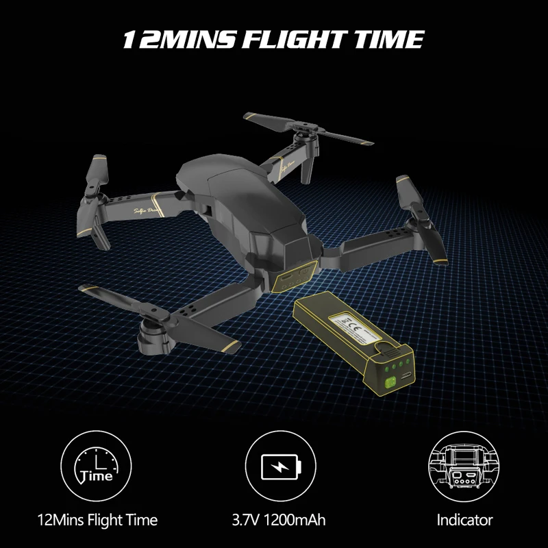 

GD89 Professional Drone WiFi 4K HD Aerial Photography Dual Camera Optical Flow Positioning RC Helicopter FPV Foldable Quadcopter