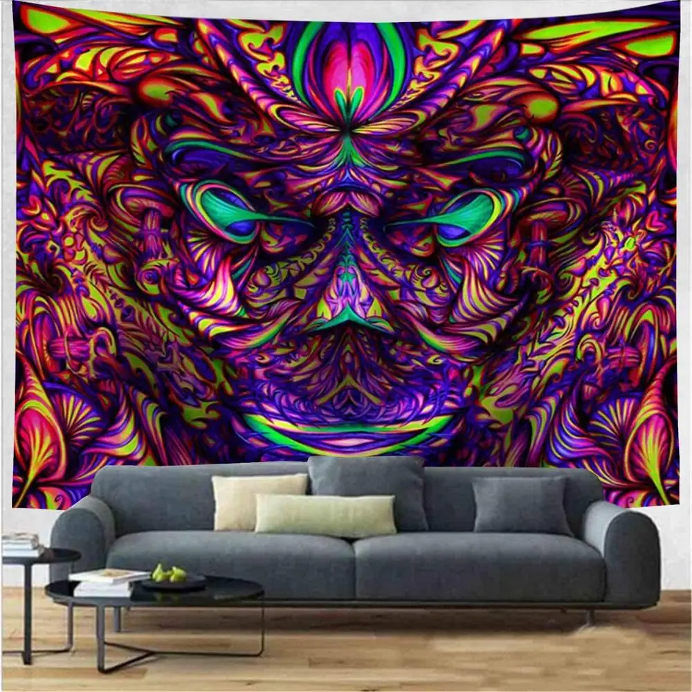 

Hompon Arabesque, Fantasy, Monster, Tapestry . Size:(79" x 59" and 59" x 51")