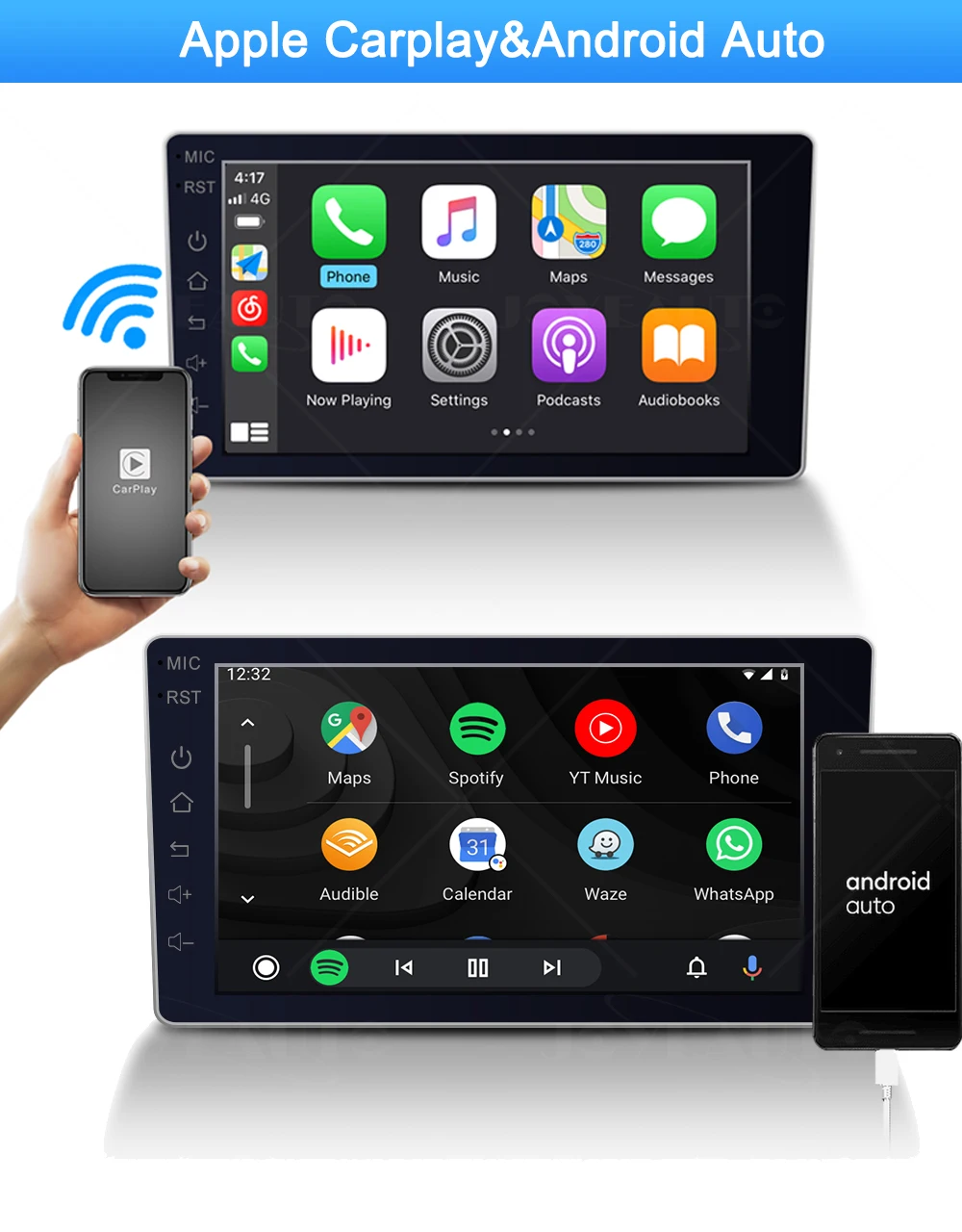 Беспроводной адаптер Apple CarPlay для Android навигационный плеер USB Smart LinkCarplay с