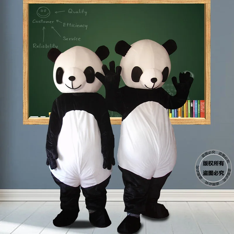 Костюм талисмана панды Костюмы для косплея Вечерние платья игр Одежда на