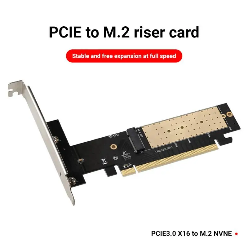 

M.2 To PCIE X16 Adapter PCI Express 3.0 NVME Expansion Card High Speed Computer M Key Riser Card For MAC/Linux/Windows