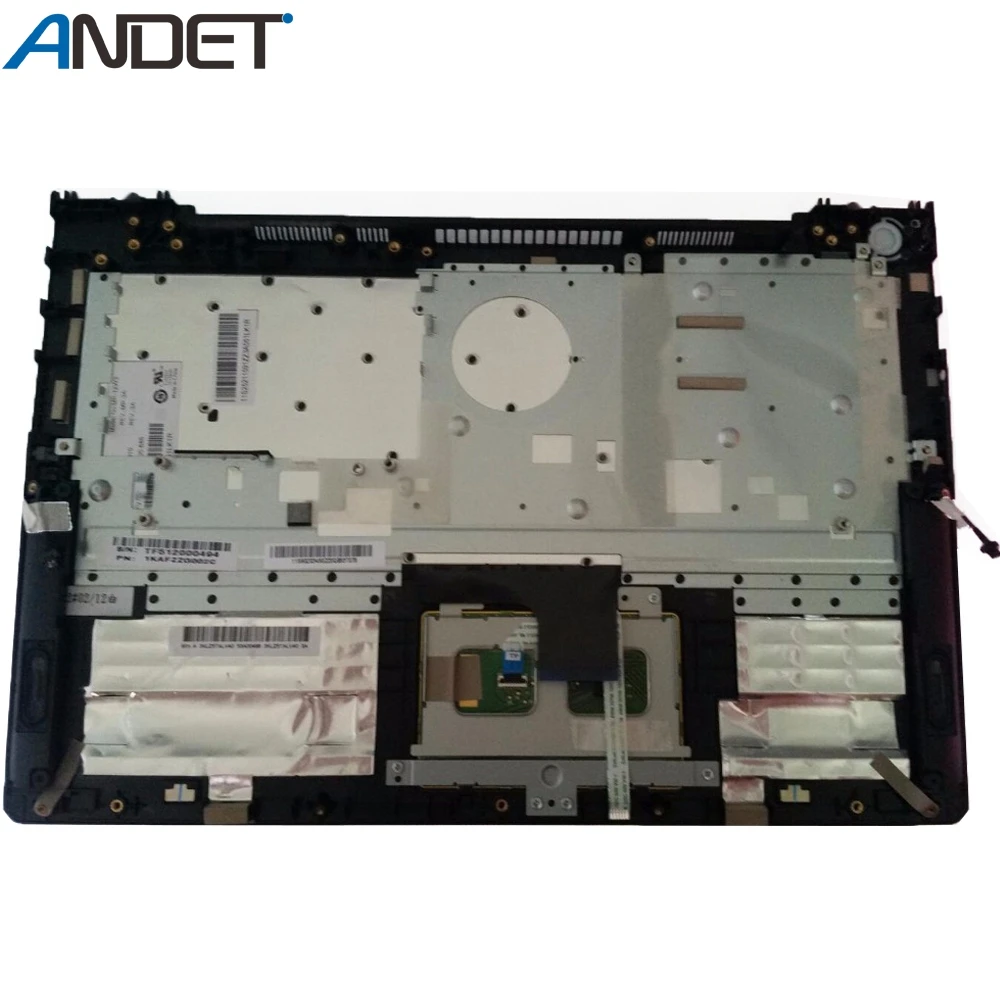 Новая Оригинальная клавиатура США для lenovo Ideapad U330 U330P, чехол для рук, Клавиатура Великобритании, верхний чехол, серебристый, черный, большой ключ ввода
