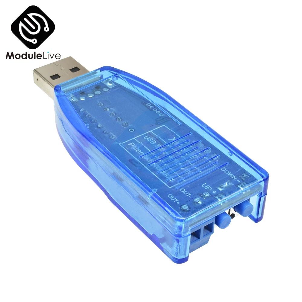 DC-DC 5V to 3.3V 9V 12V 24V Adjustable USB Step UP Down Power Converter Supply Module Red Green Display Voltage Volt Regulator