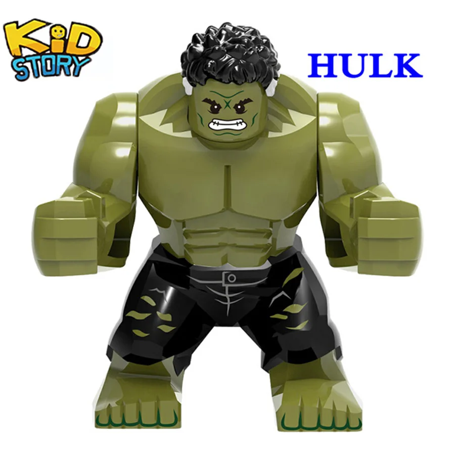 Большой размер строительный блок Мстители супер герой танос Халк Железный