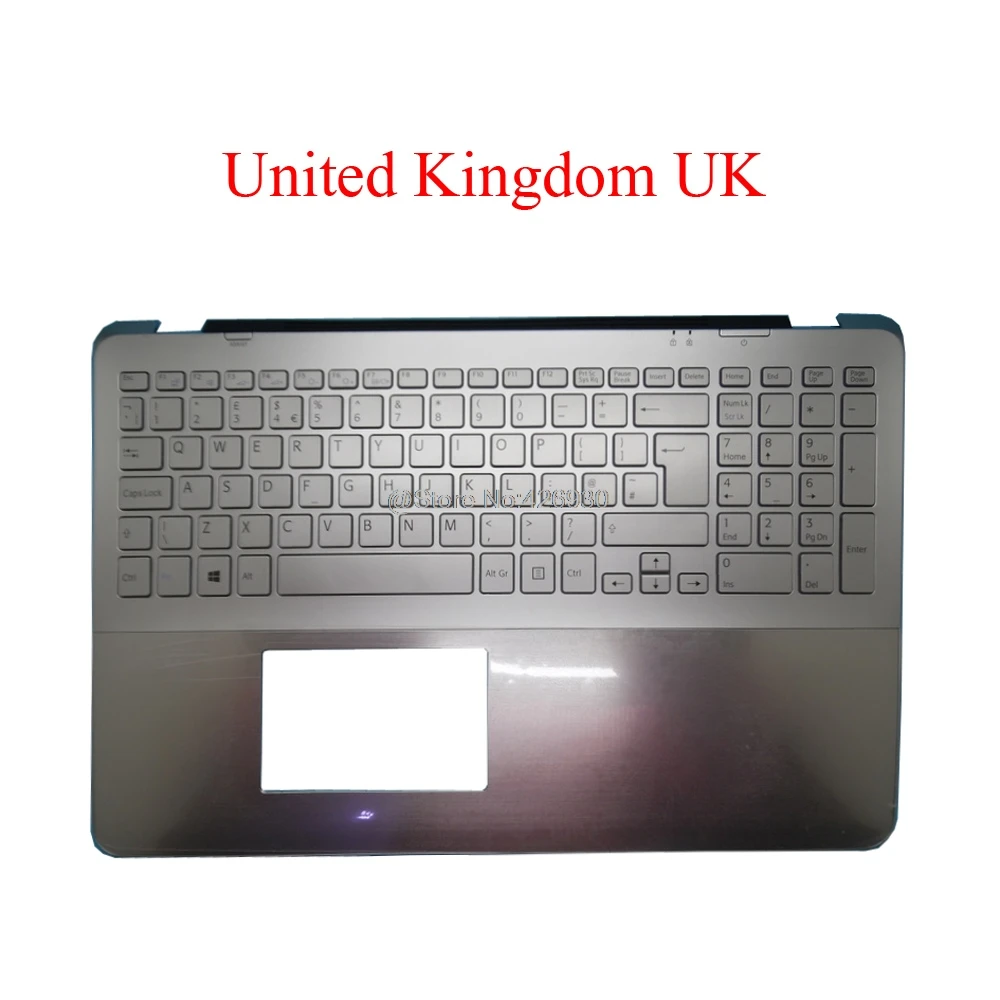 Подставка для ноутбука с SP NE SW HU GR UK клавиатурой SONY VAIO SVF15A серии silver 5JGD6PHN070 V141306CK1
