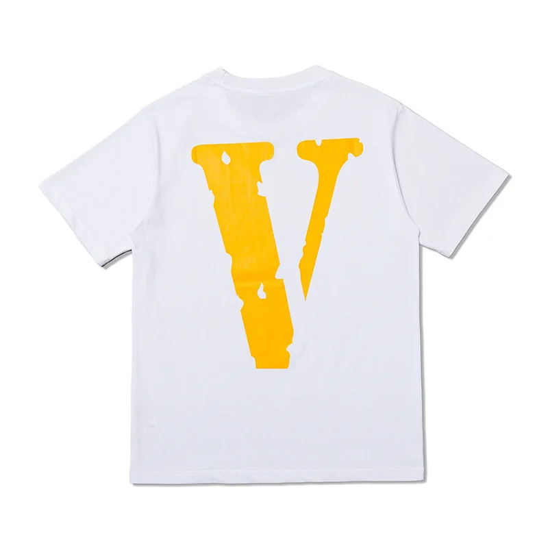 

men t VLONE shirt 100% cotton streetwear Women's T-shirt USA summer Short sleeve brand hip hop tshirt