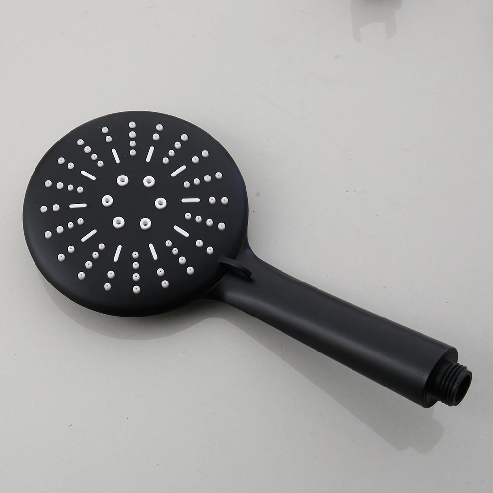 KEMAIDI черная Регулируемая штанга для душа из нержавеющей стали ручная с душевой