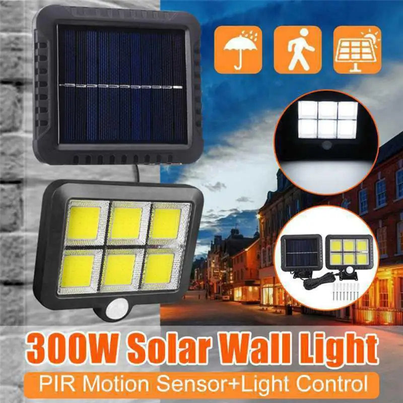 

120LED Solar Light Wall Lamp Garden Light PIR Motion Sensor Lamp Outdoor Path Night Lighting Support Outdoor Night Lighting 1.5W