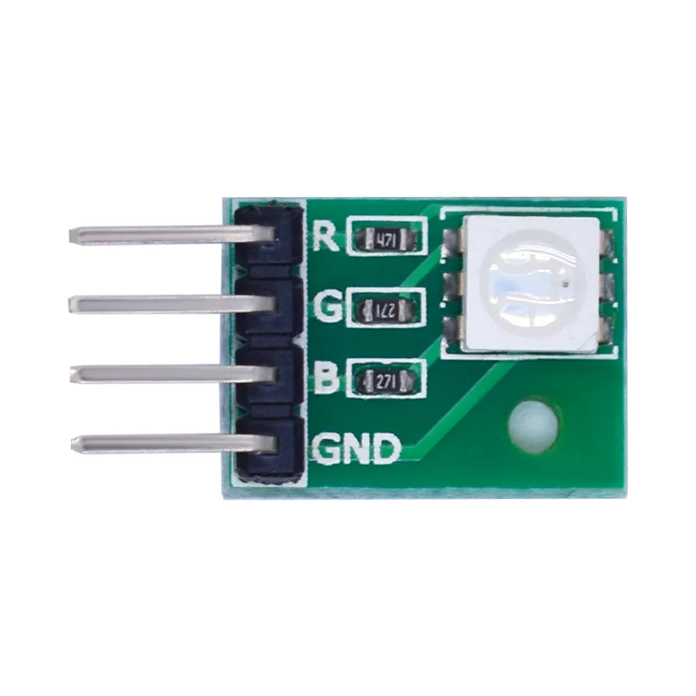 Цветная (RGB) светодиодный коммутационный модуль RGB Светодиодный для arduino макетная