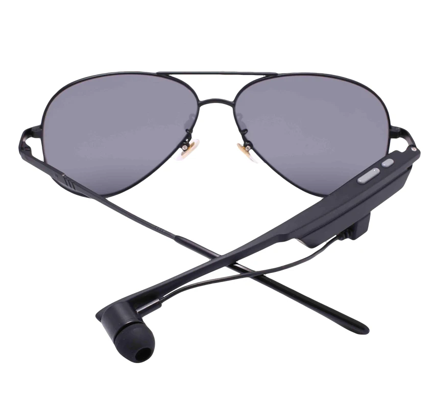 Conway Music Sunglasses Bluetooth Speaker Headset with Earphone Smart Audio Sun Glasses Pilot Polarized Lens for Women Men