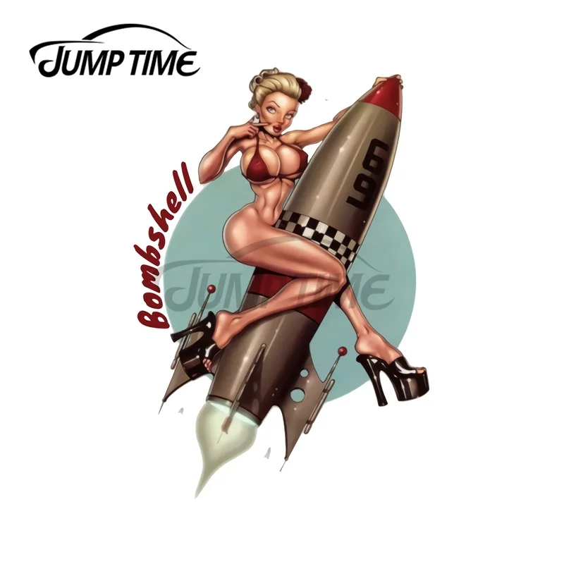 JumpTime 13x11 8 см для бомбардировки пинап на ракете мотоцикл индивидуальный грузовик