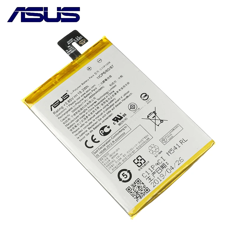 Оригинальный телефон ASUS C11P1508 аккумулятор большой емкости для Zenfone max 5000Z C550KL ZC550KL