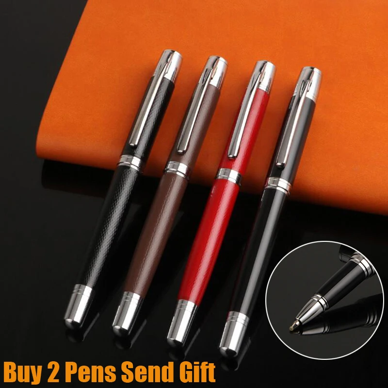 

Модный дизайн деловая Мужская Цветочная печать рандомная роскошная ручка для письма подписи купить 2 ручки отправить подарок