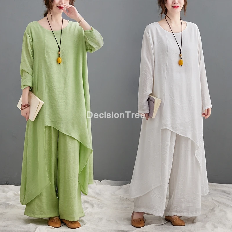 

2021 chinese traditional women suit yoga set gym workout clothes fitness top+pants set kung fu suits wing chun wu shu costumes
