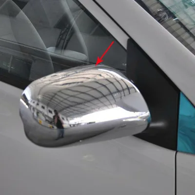 Chrome крышка зеркала заднего вида Carbonfor for Toyota Corolla axio E140 E150 2009 ~ 2011 аксессуары