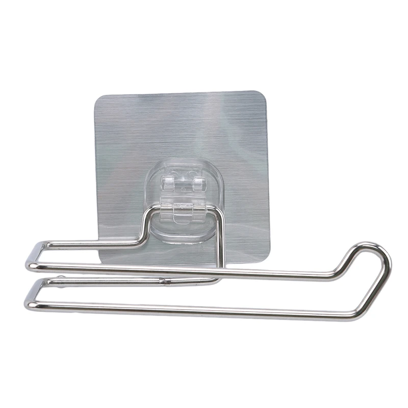 Держатель для туалетной бумаги на кухне из нержавеющей стали моющиеся крючки