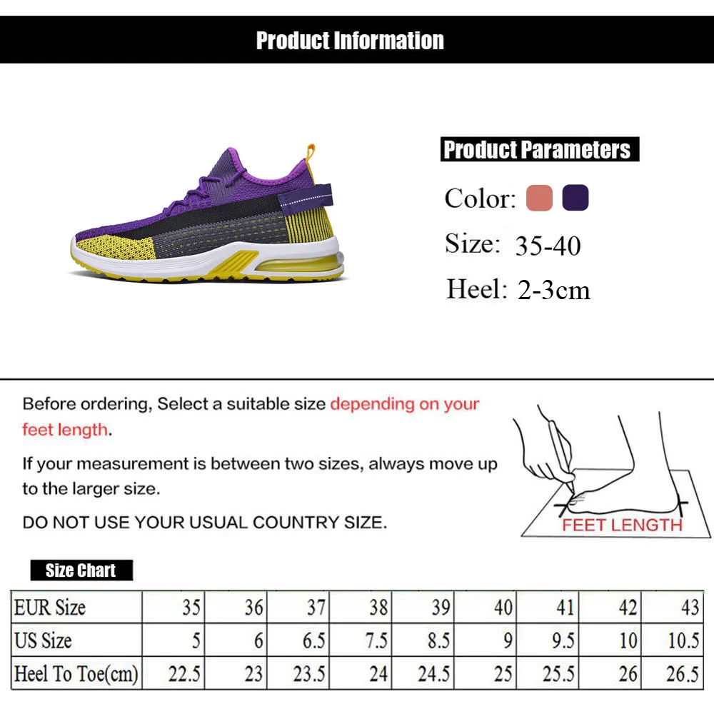 Женские вентилируемые кроссовки разноцветные сетчатые для бега спортивная