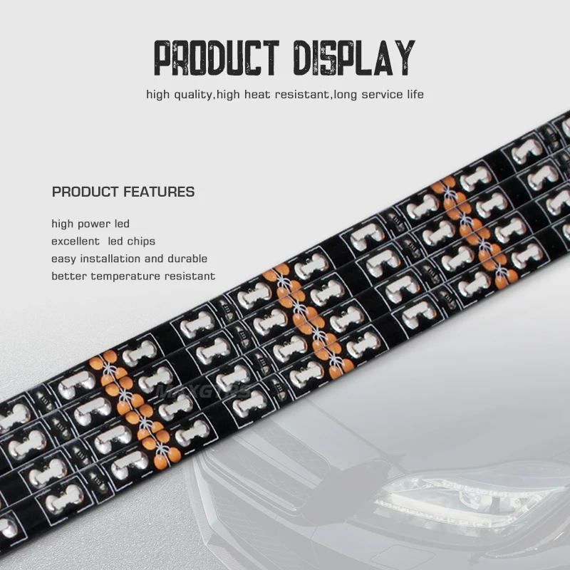 10x60 см автомобильные гибсветодиодный ные ленты светильник 335 30/60 SMD боковой блеск