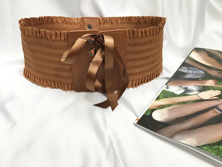 

Women Punk Chain Belt Adjustable Black Double/Single Eyelet Grommet Metal Buckle Leather Waistband For Jeans Slimming Body Belts