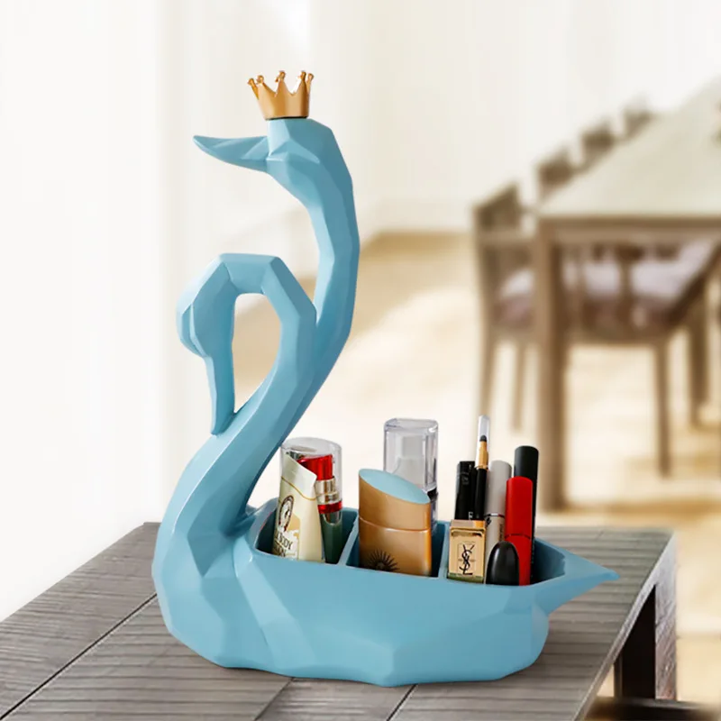 

Скандинавские полимерные поделки статуя животного Корона Фламинго украшения гостиная офис настольная комната для хранения аксессуары для...