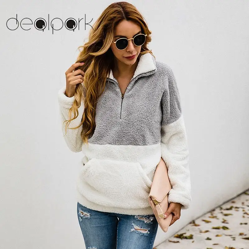 Женский свитер женские толстовки с длинным рукавом пуловеры теплый пушистый водолазка флисовая