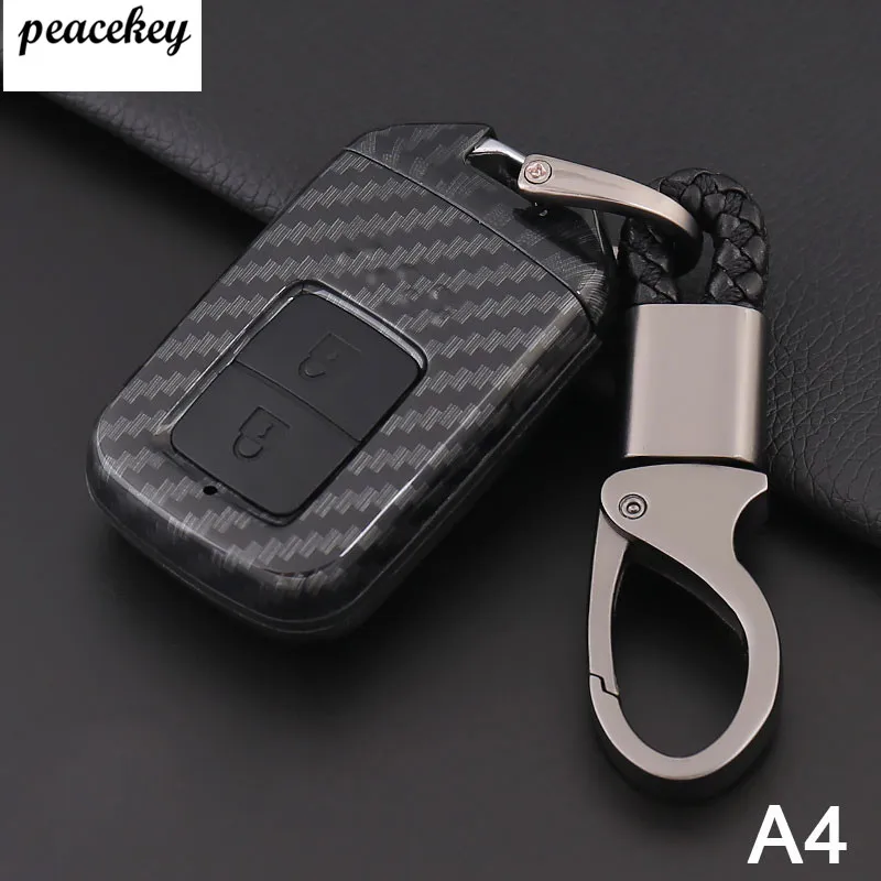 Автомобильный чехол из углеродного волокна держатель для ключа защита Honda 2016 2017